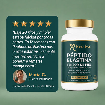 RESTIVA® - Fórmula Tensora de Piel con Péptido de Elastina
