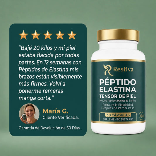 RESTIVA® - Fórmula Tensora de Piel con Péptido de Elastina