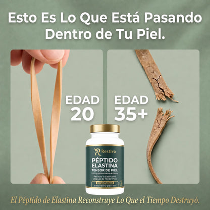 RESTIVA® - Fórmula Tensora de Piel con Péptido de Elastina